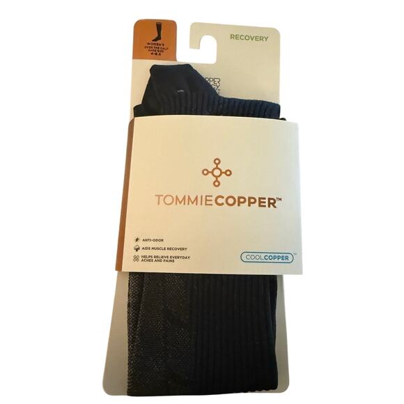 Tommie Copper Over-The-Calf Compression Recovery Socks, Women's Size 4-6.5, NWT - Picture 1 of 4
